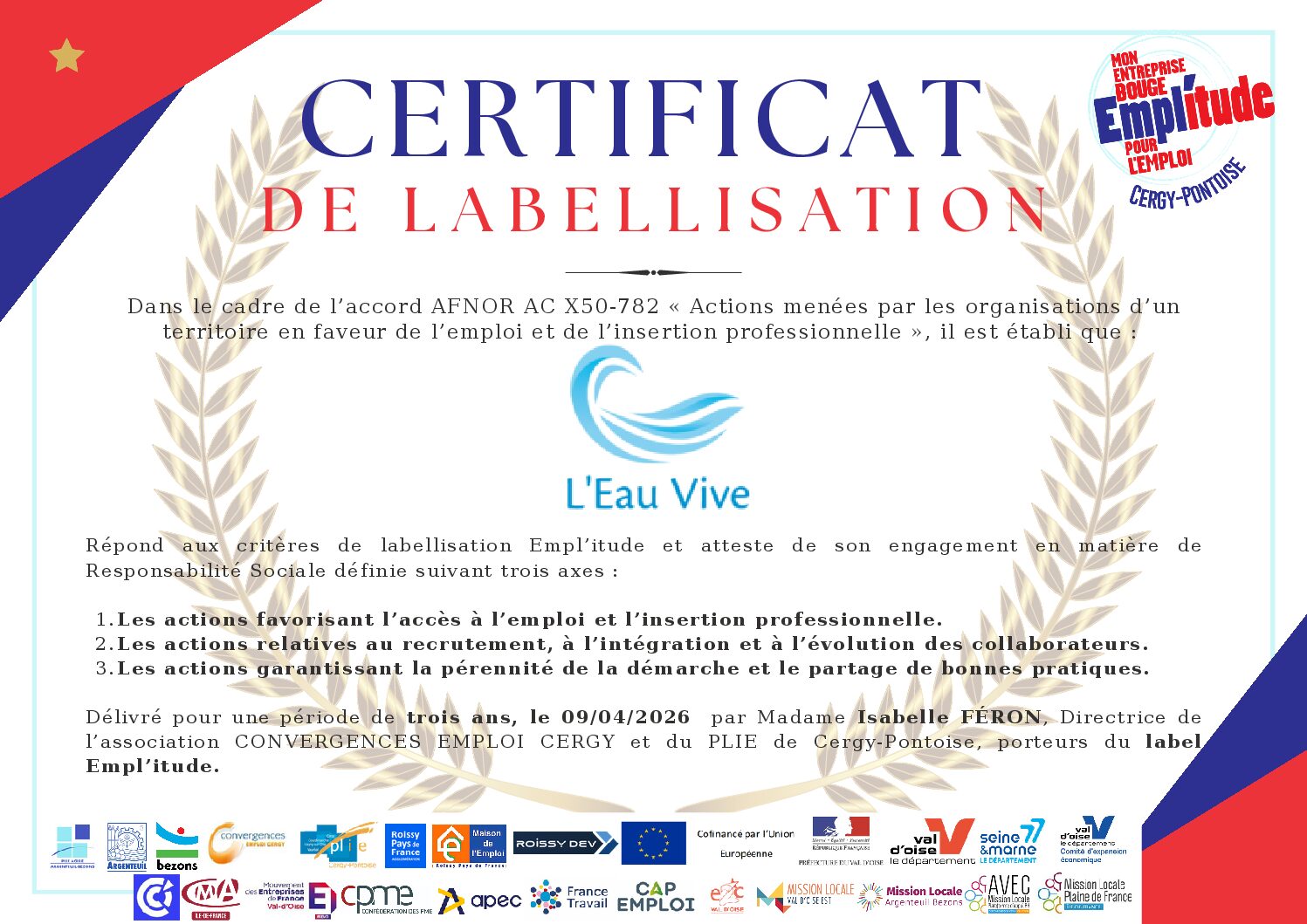 Labellisation Empli&rsquo;tude